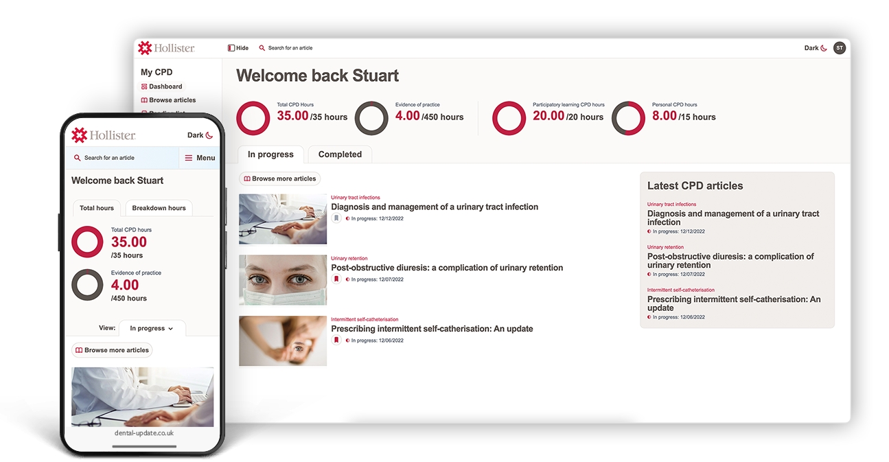 Continence Connect CPD portal
