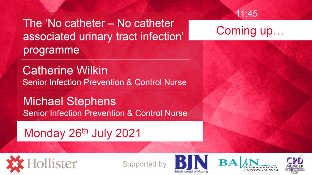 The ‘No catheter – No catheter associated urinary tract infection’ programme